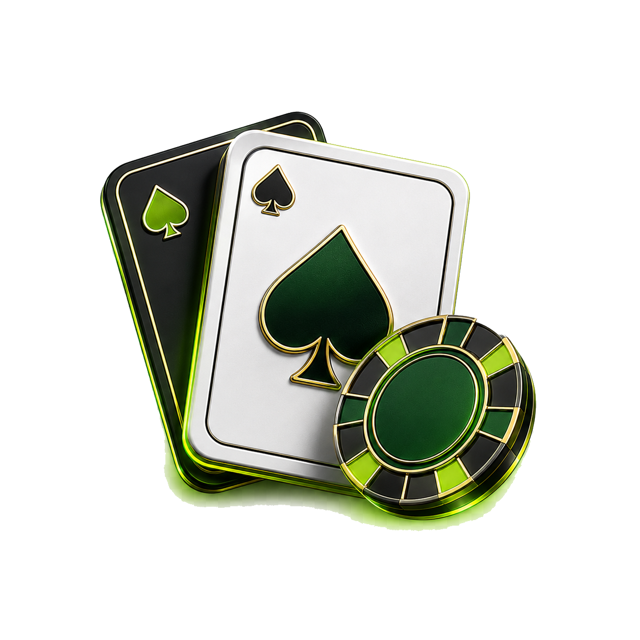 Blackjack cards visual