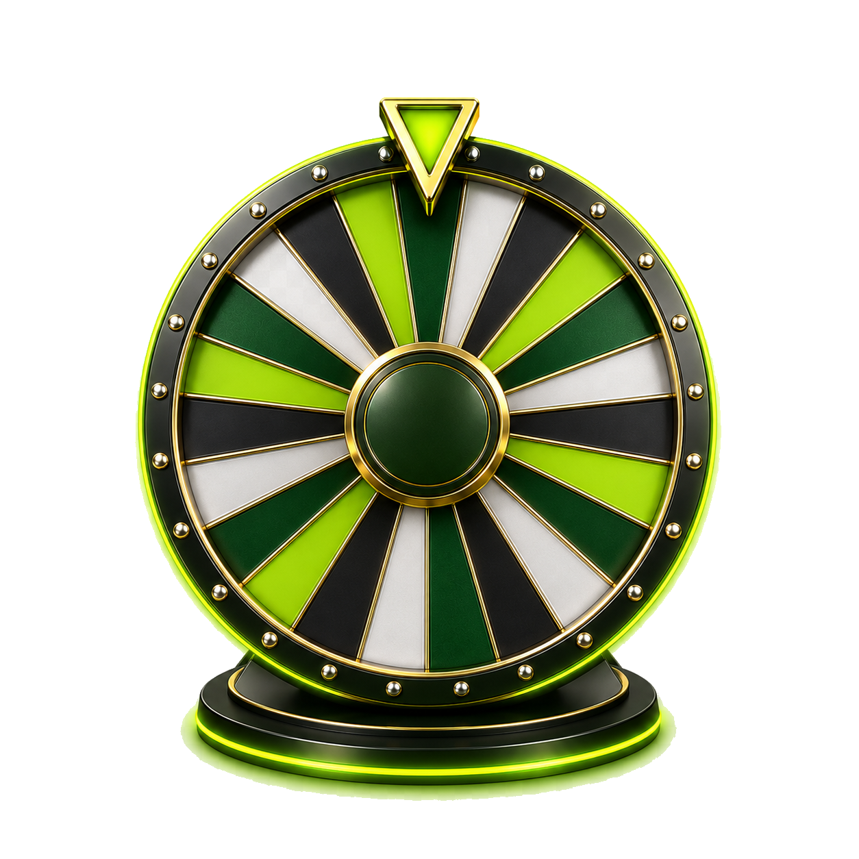 Wheel of Fortune style visual